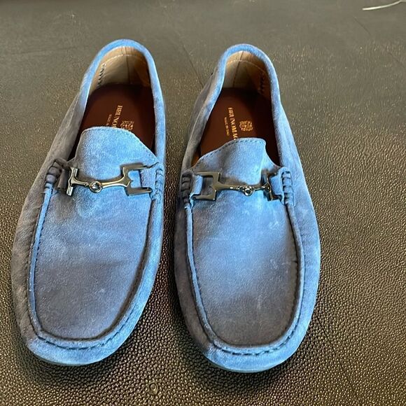 BrunoMagli Xander Casual Driving Loafer light blue size 9.5 - Picture 1 of 7